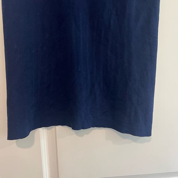 Lauren‎ Ralph Lauren Sleeveless V Neck Sweater Dark Navy Preppy Nautical Size M - Picture 2 of 8